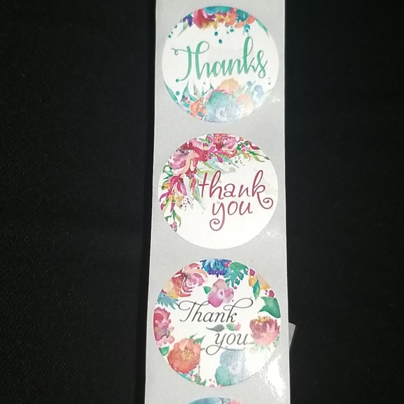 5 for $15🆕️100 THANK YOU colorful stickers - Picture 3 of 3